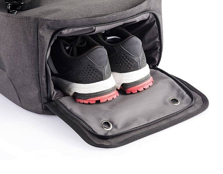 15.6" Bobby Duffle Anti-Theft backpack, Black, P705.271 15.6" Bobby Duffle Anti-Theft backpack, Black, P705.271
