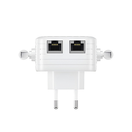 BAVIN Wi-Fi Signal Booster 300Mbps, Single Band (2.4G), 4 External Antennas, Wired/Wireless Connection, White