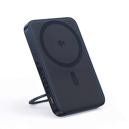 Baseus Power Bank Magsafe PicoGo Qi2 with Kickstand 5000mAh, 20w with cable Type-C 0.3m, Black