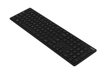 Wireless Keyboard & Mouse Asus W5000, 13 Fn keys, Ultra thin, Metal-like finish, Silent, 800-1600dpi
