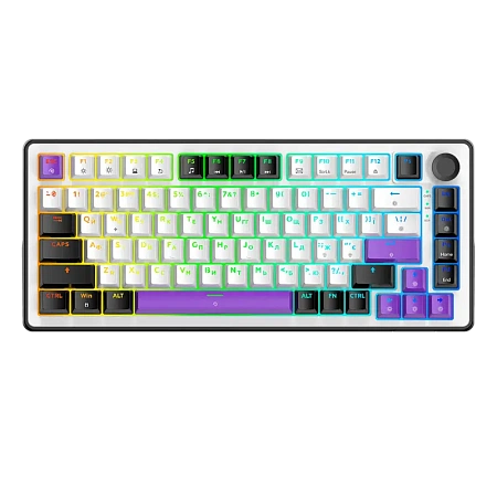 Клавиатура HATOR Hellyberry HK75, Проводное, Белый