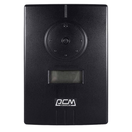 UPS PowerCom INF-1500 1500VA/1050W,24Vdc,15A max charge curr.,External Battery Only,2*Schuko Sockets