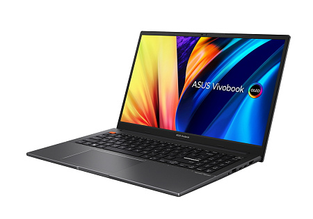 Ноутбук 15,6" ASUS Vivobook S 15 OLED M3502QA, Indie Black, AMD Ryzen 5 5600H, 16Гб/512Гб, Без ОС