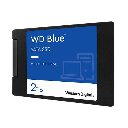 2.5" SATA SSD 2.0TB  WD Blue [R/W:560/530MB/s, 95/84K IOPS, 88SS1074, 3D-NAND TLC BiCS3]