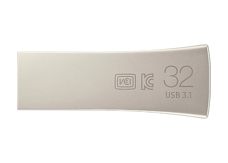 USB Flash накопитель Samsung Bar Plus, 32Гб, Серебристый