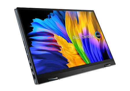 Ноутбук 14" ASUS Zenbook 14 Flip OLED UP5401EA, Pine Grey, Intel Core i5-1135G7, 8Гб/256Гб, Без ОС
