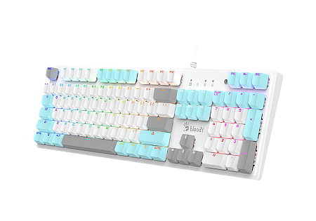 Gaming Keyboard Bloody S510R, Mechanical, BLMS Linear SW, Double-Shot Keycaps, Macro, Onboard Memory Gaming Keyboard Bloody S510R, Mechanical, BLMS Linear SW, Double-Shot Keycaps, Macro, Onboard Memory