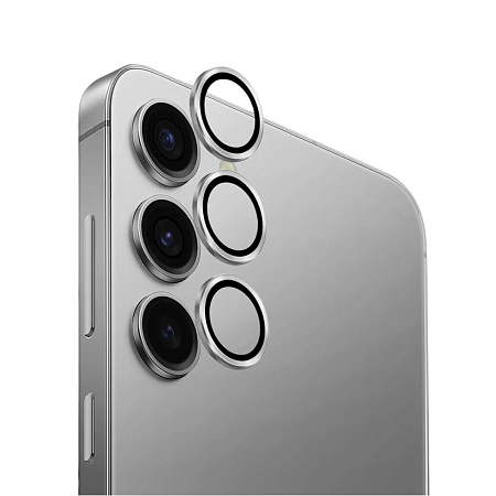 Uniq Optix Camera Lens Protector Aluguard for Samsung S25, Silver Uniq Optix Camera Lens Protector Aluguard for Samsung S25, Silver
