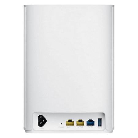 Whole-Home Mesh Dual Band Wi-Fi 6 System ASUS, "ZenWiFi AX Hybrid XP4 2pk", AX1800, AV1300, USB3.0