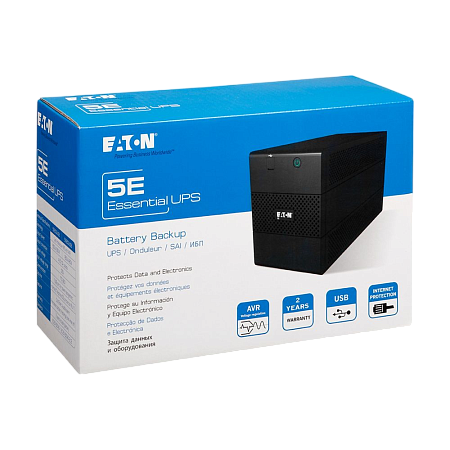 UPS Eaton 5E650iUSB 650VA/360W Line Interactive, AVR, RJ11/RJ45, USB, 4*IEC-320-C13 UPS Eaton 5E650iUSB 650VA/360W Line Interactive, AVR, RJ11/RJ45, USB, 4*IEC-320-C13