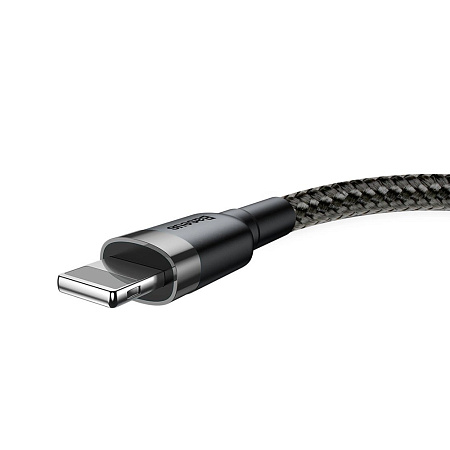 Baseus cafule Cable USB For iP 2.4A 0.5m Gray+Black
