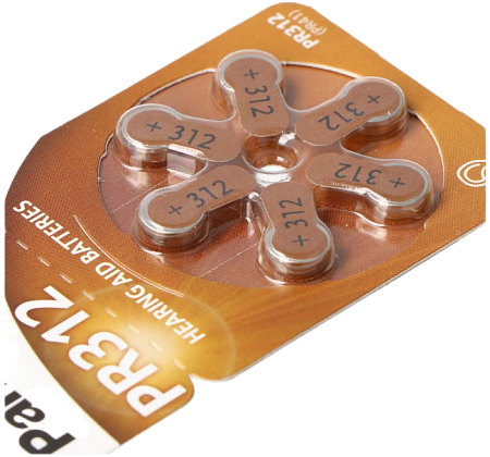 PR312, Blister*6, Panasonic, PR-312/6LB (PR41), 3.6x7.9mm, 170mAh