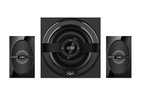 Speakers SVEN "MS-2085" SD-card, USB, FM, remote control, Bluetooth, Black, 60w/30w + 2x15w/2.1 Speakers SVEN "MS-2085" SD-card, USB, FM, remote control, Bluetooth, Black, 60w/30w + 2x15w/2.1