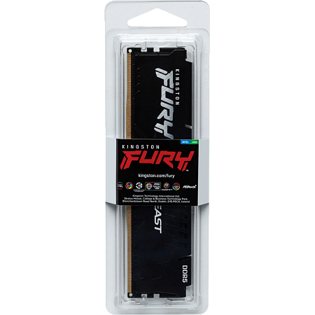 .16GB DDR5-5600MHz  Kingston FURY Beast  (KF556C40BB-16), CL40-40-40, 1.25V, Intel XMP 3.0, Black