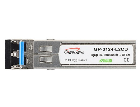 Трансивер Gigaligth GP-3124-L2CD, 1,25Гбит, 20км