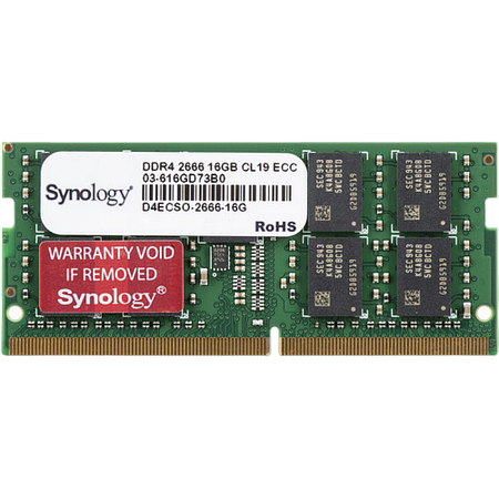 SYNOLOGY RAM Module DDR4-2666 ECC Unbuffered SODIMM 16GB " D4ECSO-2666-16G"