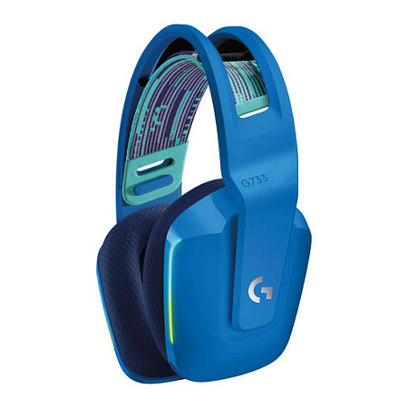 Gaming Wireless Headset Logitech G733, 40mm drivers, 20-20kHz, 39 Ohm, 87.5dB, 278g, 29h, BLUE VO!CE Gaming Wireless Headset Logitech G733, 40mm drivers, 20-20kHz, 39 Ohm, 87.5dB, 278g, 29h, BLUE VO!CE