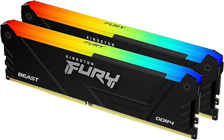 Оперативная память Kingston FURY® Beast DDR4 RGB DDR4-3600 16GB (Kit of 2*8GB)