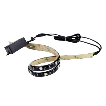 LED Strip Light USB, 2 x 50 cm, Cablexpert LED-2SU-RGB50-01