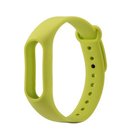 Ремешок для часов  Xiaomi Wrist Strap MiBand 2, Силикон, Medium, Зеленый