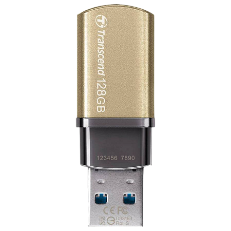 USB Flash накопитель Transcend JetFlash 820, 128Гб, Золотистый