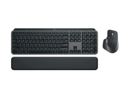 Клавиатура и мышь Logitech MX Keys S Combo, Беспроводное, Графитовый