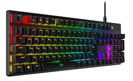 Gaming Keyboard HyperX Alloy Origins, Mechanical, Linear SW, Aluminum, Onboard Memory, Game Mode, RG