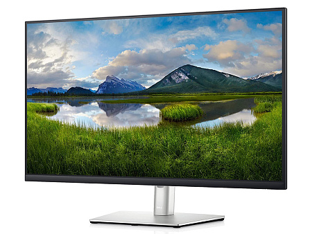 31.5" DELL P3221D, Black/Silver, IPS, 2560x1440, 75Hz, 5ms, 350cd, 1000:1,HDMI+DP+USB+TypeC+AudioOut