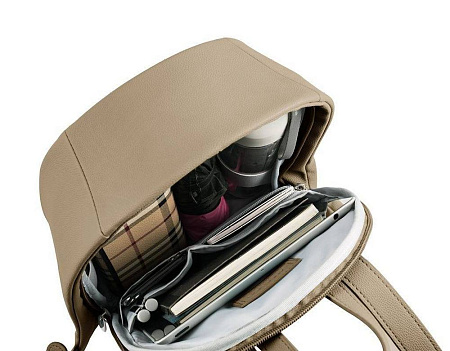 Backpack Bobby Elle, anti-theft, P705.226 for Tablet 9.7" & City Bags, Brown