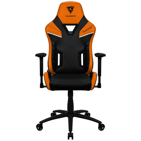 Gaming Chair ThunderX3 TC5  Black/Tiger Orange, User max load up to 150kg / height 170-190cm