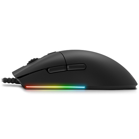 Gaming Mouse NZXT Lift, up to16k dpi, PixArt 3389, 6 buttons, Omron SW, RGB, 67g, 2m, USB, Black