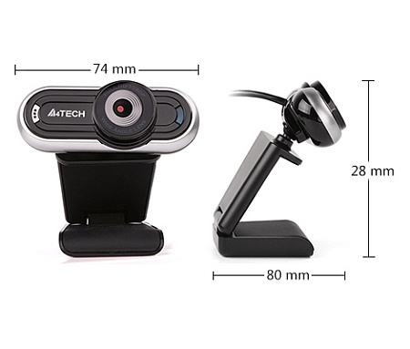 PC Camera A4Tech PK-920H, 1080P Full HD, Compact Design, Built-in Microphone, Anti-glare Coating