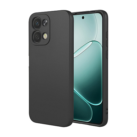 WOO Case Liquid Silicone Oppo A6 Pro 5G, Black