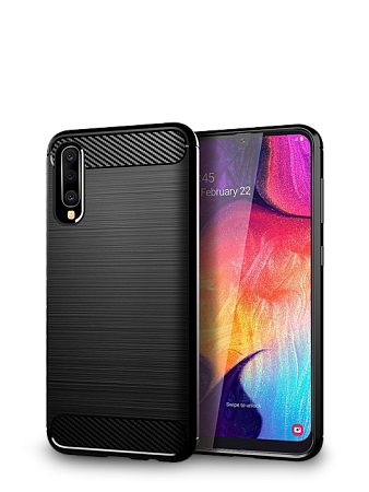 HMTCFACA30SBK | HELMET Carbon Fiber Armour Case - SAM A30S, Black, iphone, xiaomi, samsung, oppo, чехол, стекло