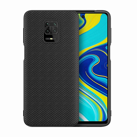Helmet Case TPU Nylon Xiaomi Note 9s/Pro/MAX, Black Helmet Case TPU Nylon Xiaomi Note 9s/Pro/MAX, Black