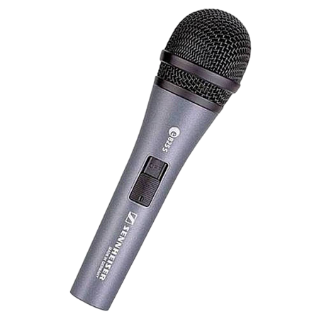 Караоке микрофон Sennheiser E 825-S, Проводной аналоговый, Серый