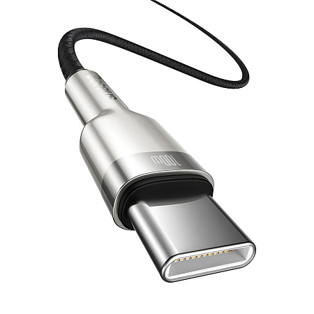 Baseus Cable Type-C to Type-C 100W 1m, Cafule Metal Series, Black