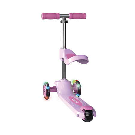 Razor Scooter Kids Convertible 2in1 Rollie Deluxe, Pink
