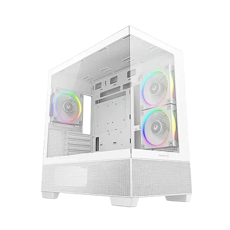 Компьютерный корпус Deepcool CG380 3F WH, Mini-Tower, Без блока питания, Белый