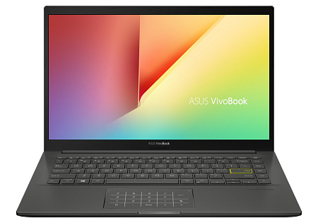 Ноутбук 14" ASUS Vivobook 14 K413EA, Indie Black, Intel Core i5-1135G7, 8Гб/256Гб, Без ОС