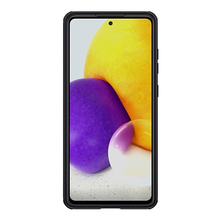 Nillkin Case Carbon Came Shield Pro Samsung A72, Black