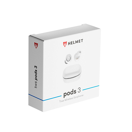 Helmet TWS Pods 3, White Helmet TWS Pods 3, White
