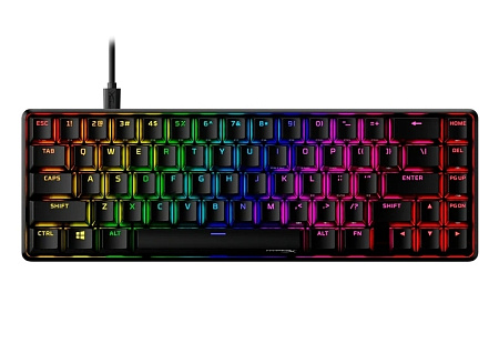 Gaming Keyboard HyperX Alloy Origins 65, Mechanical, 65% form factor, Linear SW, PBT keycaps, Alumin