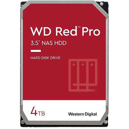 3.5" HDD  4.0TB-SATA-256MB   Western Digital "Red Pro (WD4003FFBX)", NAS, CMR