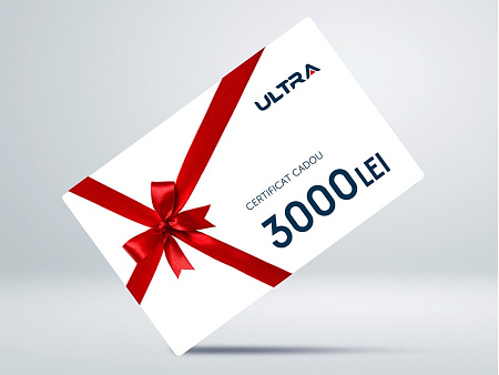 Certificat Cadou cu valoarea 3000 Lei | Card cu barcode si numerotatie Certificat Cadou cu valoarea 3000 Lei | Card cu barcode si numerotatie