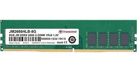 8GB DDR4-2666  Transcend JetRam, PC21300, CL19, 1.2V,процессоры ,оперативная память, ssd, M2, hdd, кейсы