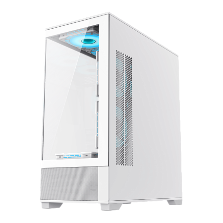Case ATX GAMEMAX Vista AW, w/o PSU, 0.6mm, 6x120mm ARGB, ARGB Hub, RC, Front&Side Tempered Glass, 1x