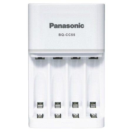 Panasonic  "Smart-Quick" Charger 4-pos AA/AAA, BQ-CC55E