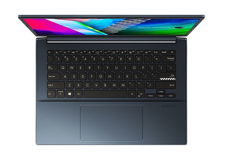 Ноутбук 14" ASUS Vivobook Pro 14 OLED M3401QA, Quiet Blue, AMD Ryzen 7 5800H, 16ГБ/512Гб, Windows 10 Home 64-bit, Russian
