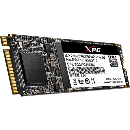 .M.2 NVMe SSD 256GB ADATA XPG SX6000 Pro [PCIe 3.0 x4, R/W:2100/1200MB/s, 190K/180K IOPS, 150TB .M.2 NVMe SSD 256GB ADATA XPG SX6000 Pro [PCIe 3.0 x4, R/W:2100/1200MB/s, 190K/180K IOPS, 150TB